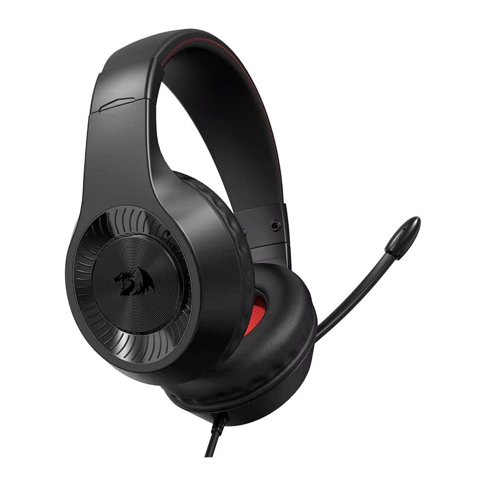 Headset Gamer Redragon Pelias P3, Leve e Confortável, PC e Consoles, Preto - H130