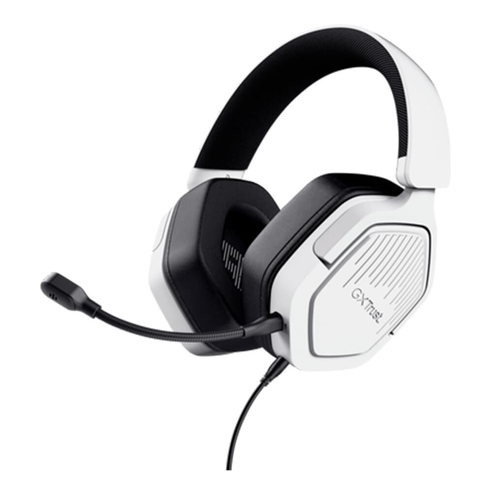 Headset Gamer GXTrust 492W Carus, Multiplataforma P3, Setup White, Branco - 25448