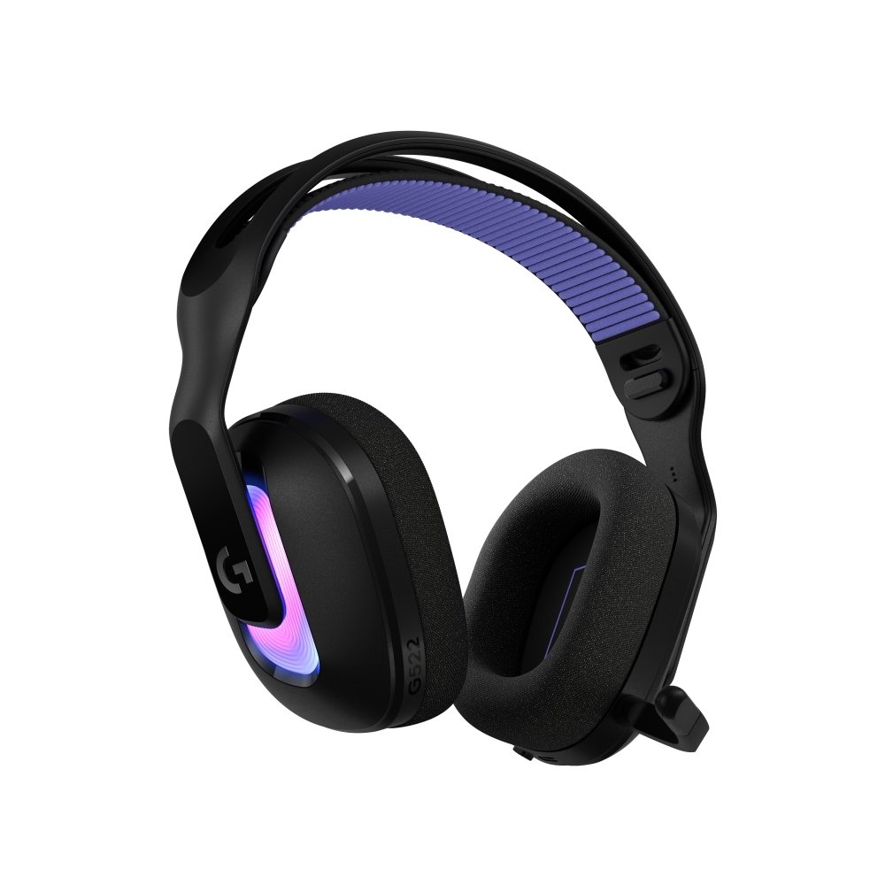 Headset Gamer Sem Fio Logitech G522 LIGHTSPEED LIGHTSYNC, RGB, Conectividade Tripla LIGHTSPEED, Bluetooth e com Fio USB, Preto - 981-001543