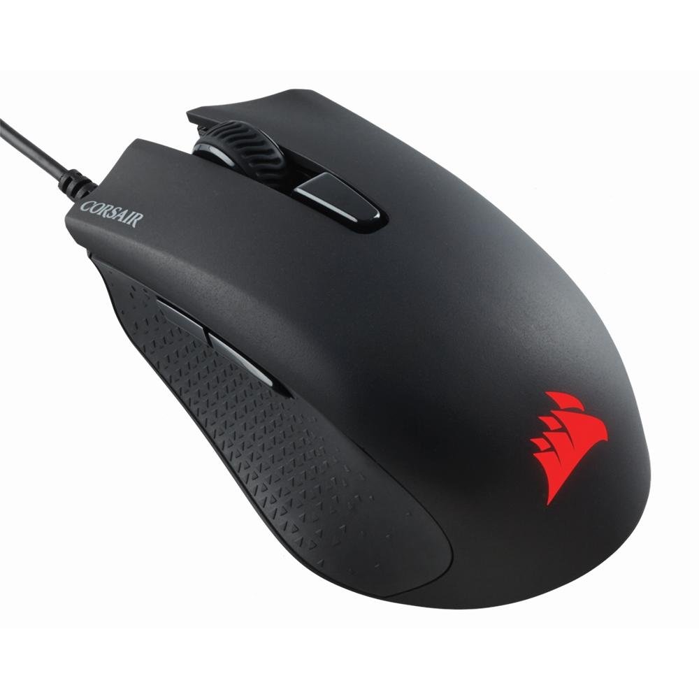 Mouse Gamer Corsair Harpoon PRO, RGB, 6 Botões, 12000DPI, Preto - CH-9301111-NA