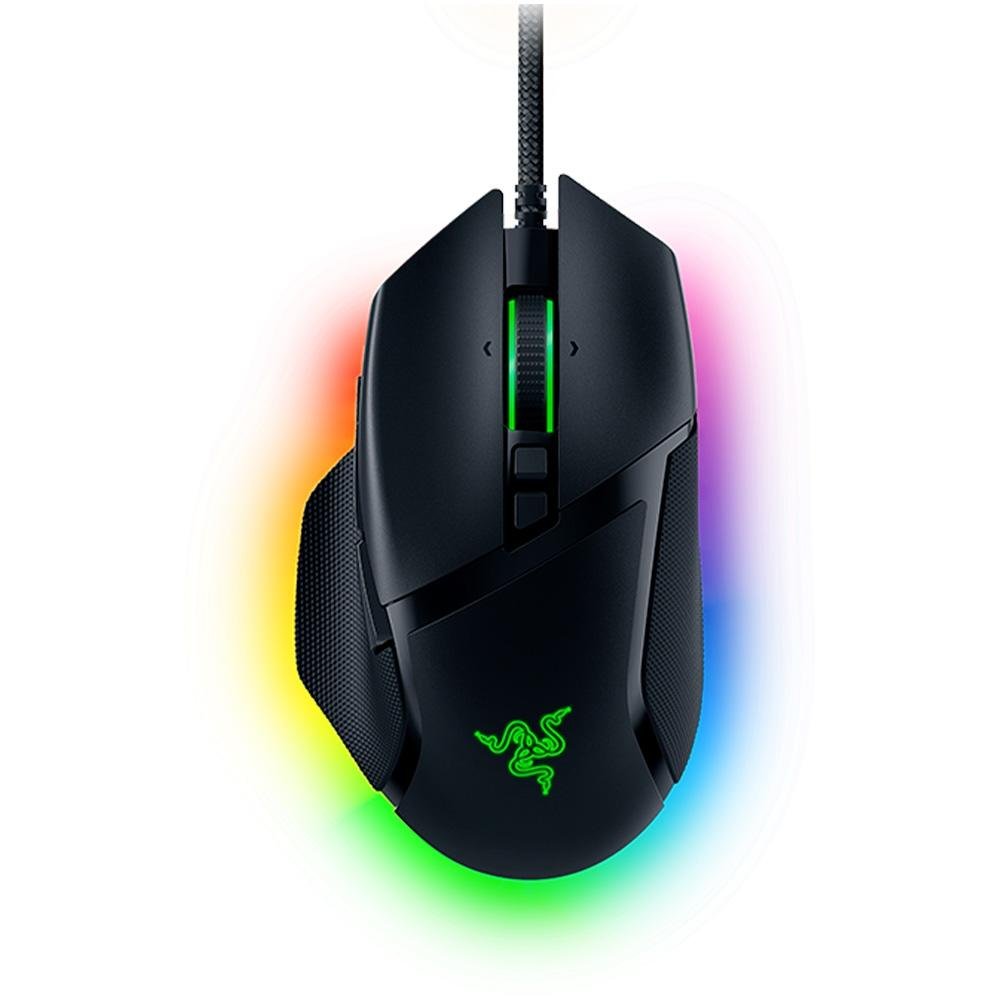 Mouse Gamer Razer Basilisk V3, RGB Chroma, 26000 DPI, Optical Switch, 11 Botões, Preto - RZ01-04000100-R3U1