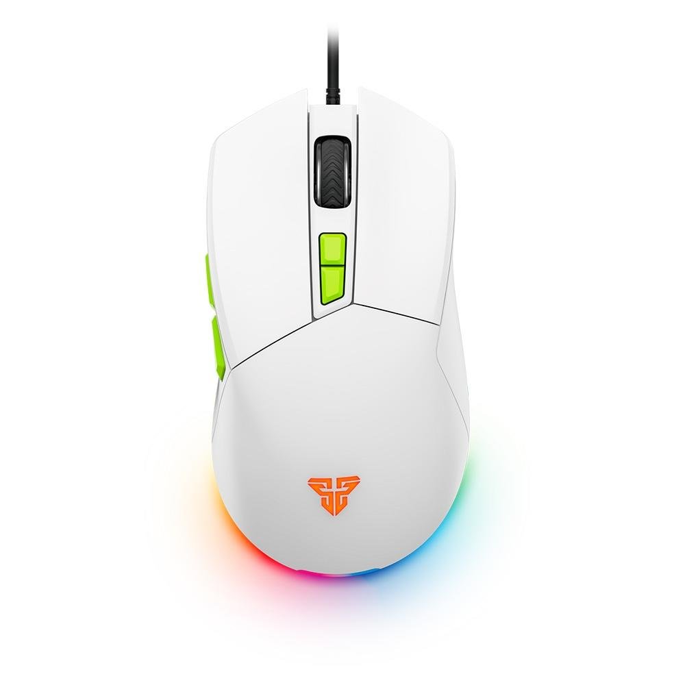 Mouse Gamer com Fio Fantech Phantom II VX6, 7200 DPI, 7 botões, Branco - Phantom II VX6 W
