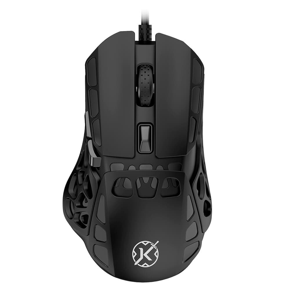 Mouse Gamer Kalkan Draugr, RGB, 12400 DPI, PAW3327, Preto - KLK00009