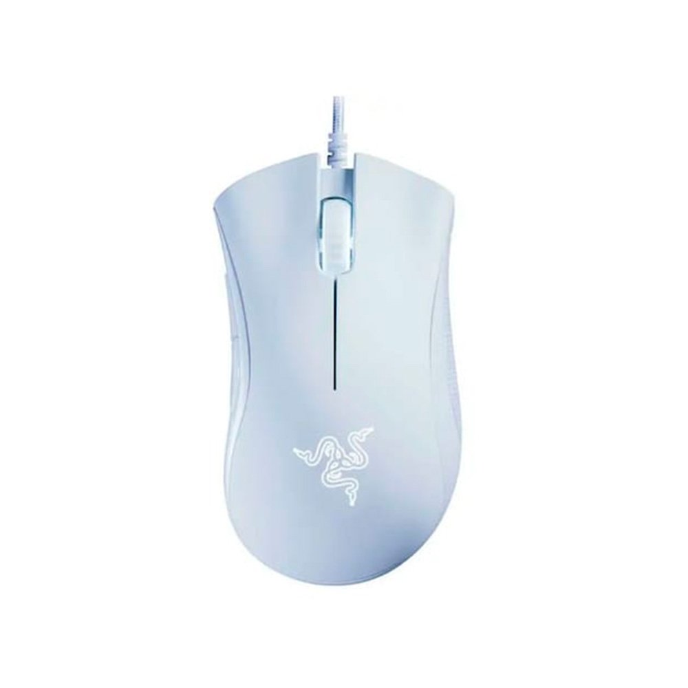 Mouse Gamer Razer DeathAdder Essential, com Fio, 6400 DPI, Branco - RZ01-03850200-R3M1