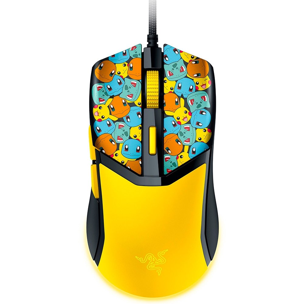Mouse Gamer Razer Cobra, Chroma RGB, 8500 DPI, Pokémon Kanto Starters Edition - RZ01-04650400-R3M1
