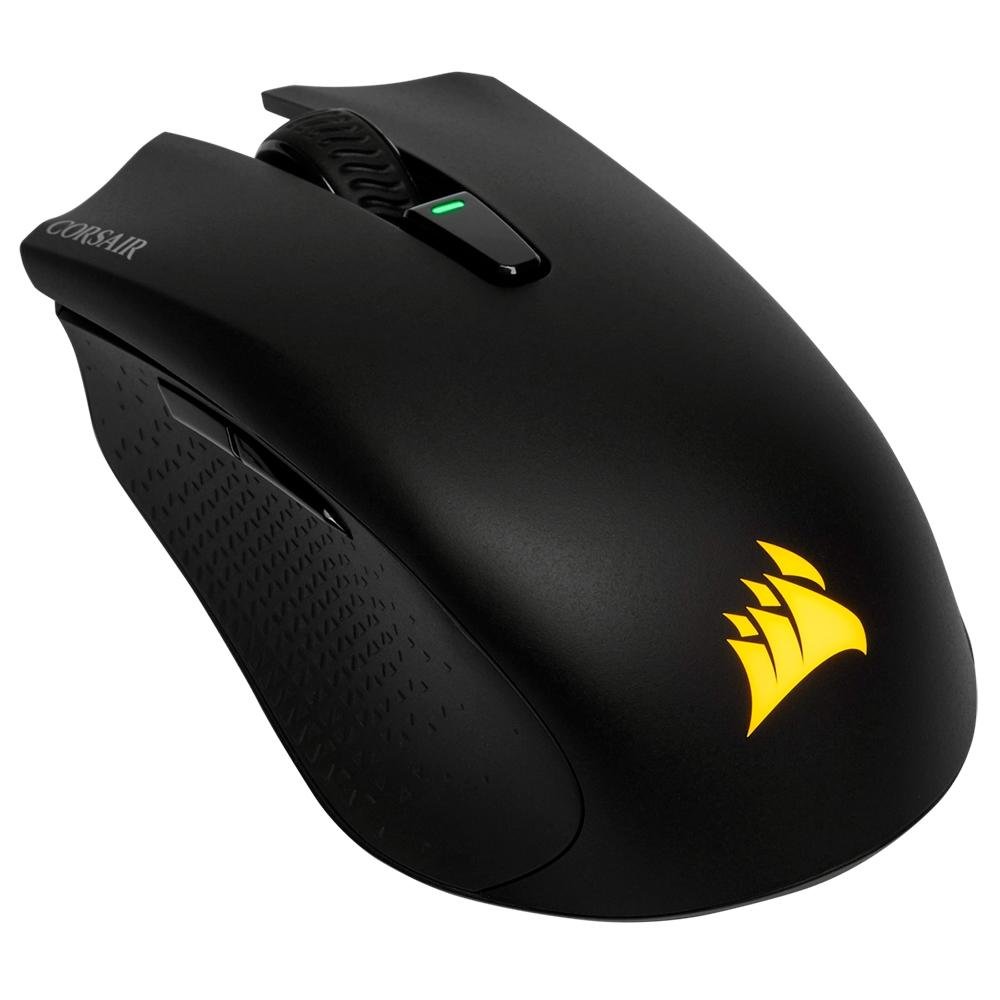 Mouse Gamer Corsair Harpoon Wireless, RGB, 6 Botões, 10000DPI, Preto - CH-9311011-NA