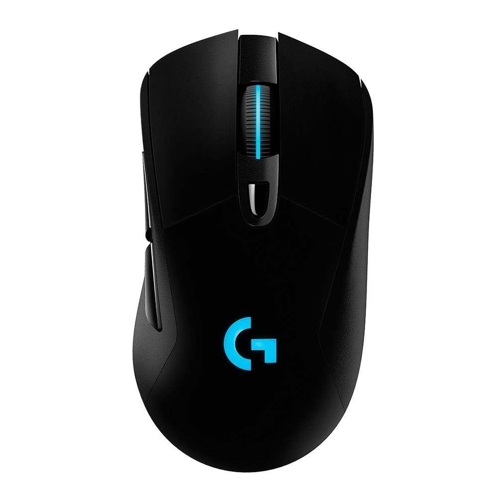 Mouse Gamer Sem Fio Logitech G703 LIGHTSPEED RGB LIGHTSYNC, 6 Botões Programáveis, HERO 25K, Recarregável, Compatível POWERPLAY - 910-005639