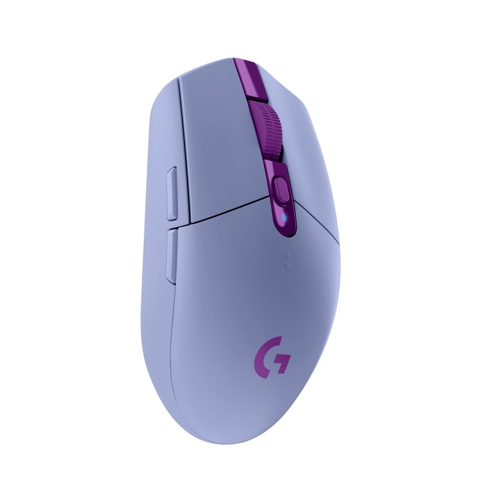 Mouse Gamer Sem Fio Logitech G305 Lightspeed, 6 Botões, 12.000 DPI, Lilás - 910-006021