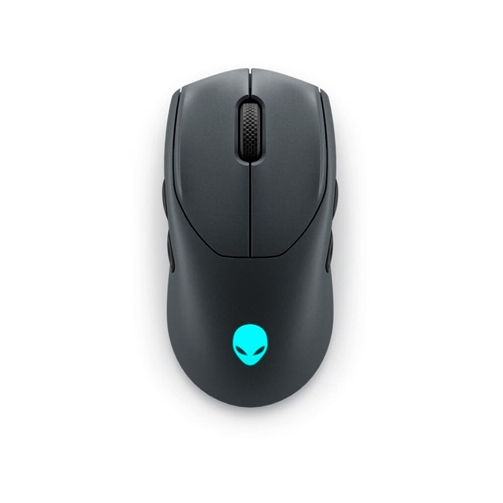 Mouse Gamer Sem Fio Dell Alienware Tri-Mode AW720M, RGB, USB, 26000 DPI, 2.4GHz, Bluetooth 5.1, Preto  - 570-BBCN