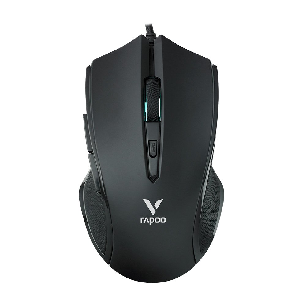 Mouse Gamer Rapoo V20S, RGB, 7.000 DPI, 6 Botões Programáveis, Memória Interna, UBS, Preto - V20S