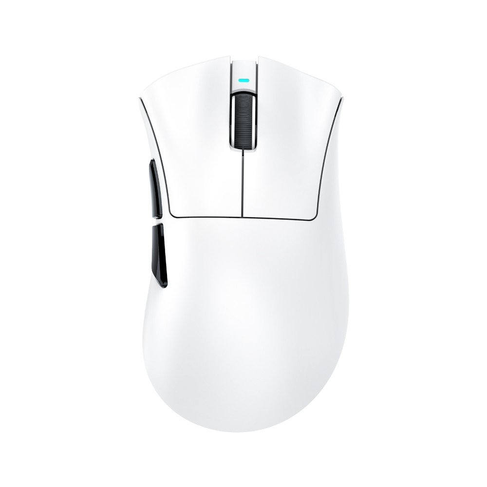 Mouse Gamer Sem Fio Attack Shark V3PRO, RGB, 25000 DPI, Tri-Mode Wireless Bluetooth USB-C, Branco - V3PRO