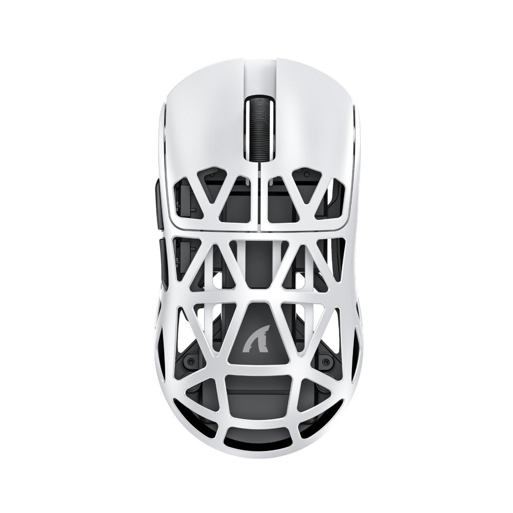 Mouse Gamer Sem Fio Attack Shark R2 Magnesium, 42000 DPI, Liga de Magnésio, Switch Óptico, Tri-Mode Wireless Bluetooth USB-C, Branco - R2