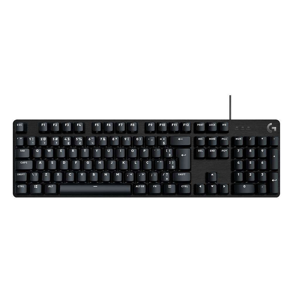 Teclado Mecânico Gamer Logitech G G413 SE, USB, Anti-Ghosting, ABNT2, Preto - 920-010554