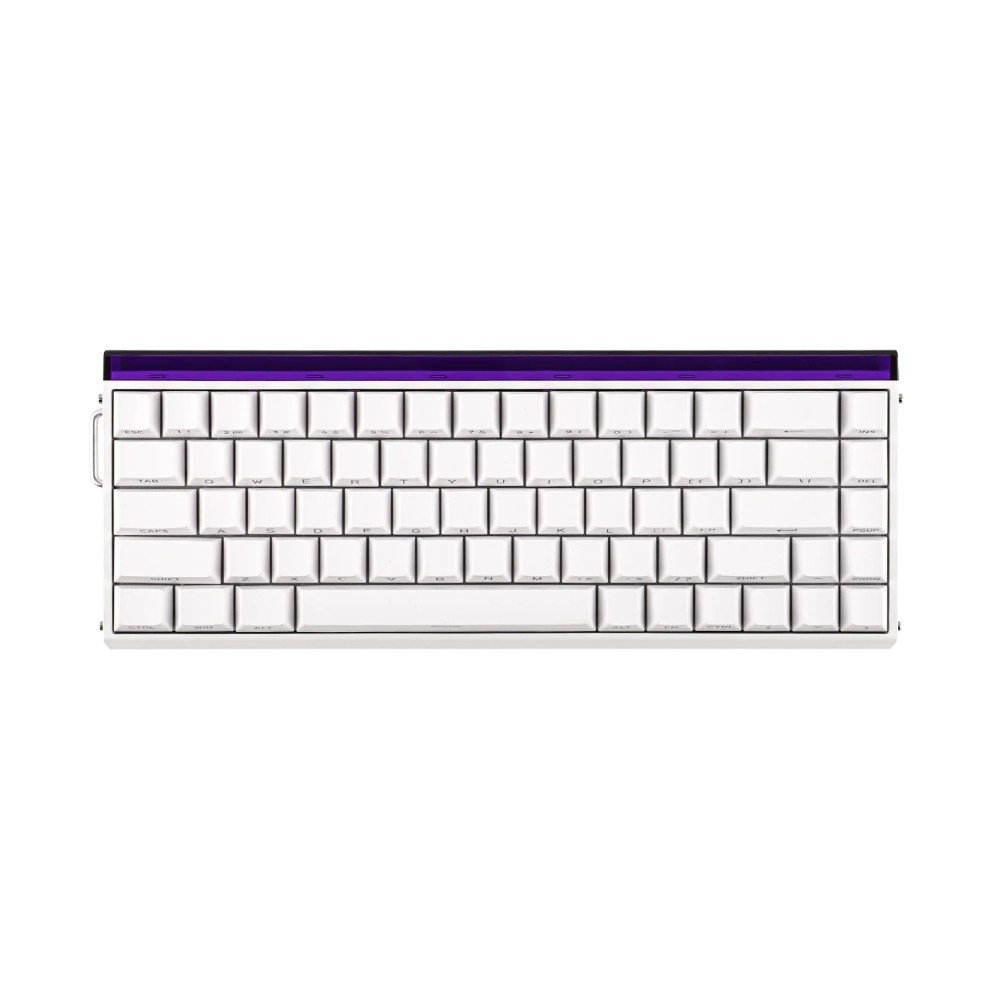 Teclado Magnético Gamer AULA Hero68 HE, Switches Magnéticos Hotswap, RGB, 8000Hz Polling Rate, Branco - AULA-HERO68HE-SP-WH-SYMB