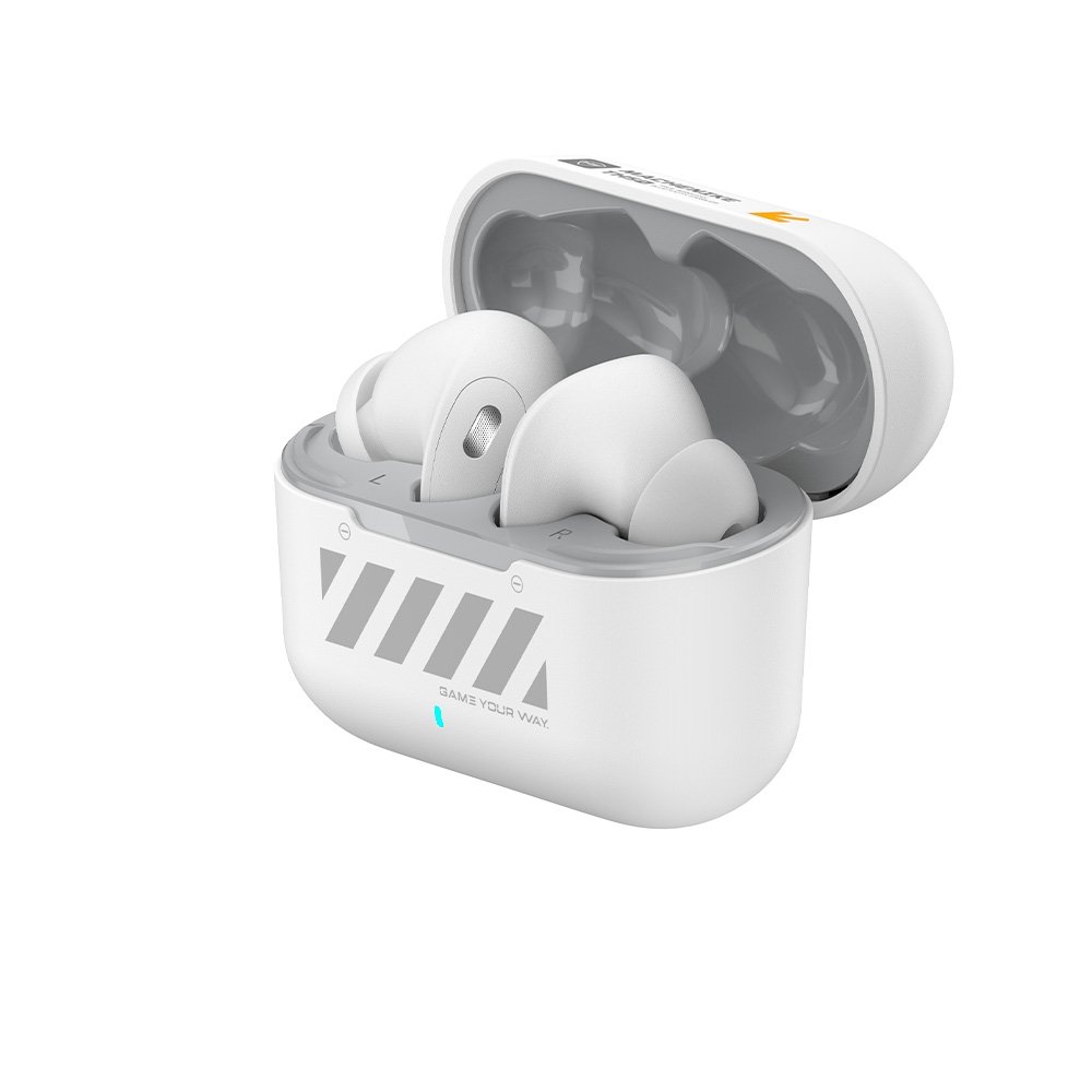 Fone Gamer TWS Gamer Machenike TH50, Bluetooth 5.4, Latência 40ms, ANC+ENC, Branco - TH50