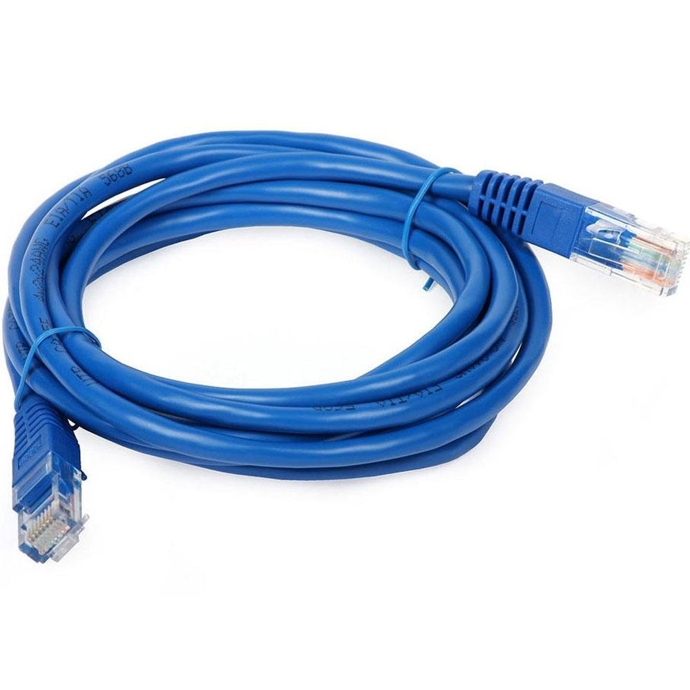 Cabo de Rede Patch Cord CAT.6 MD9, 5m, Azul - 7515