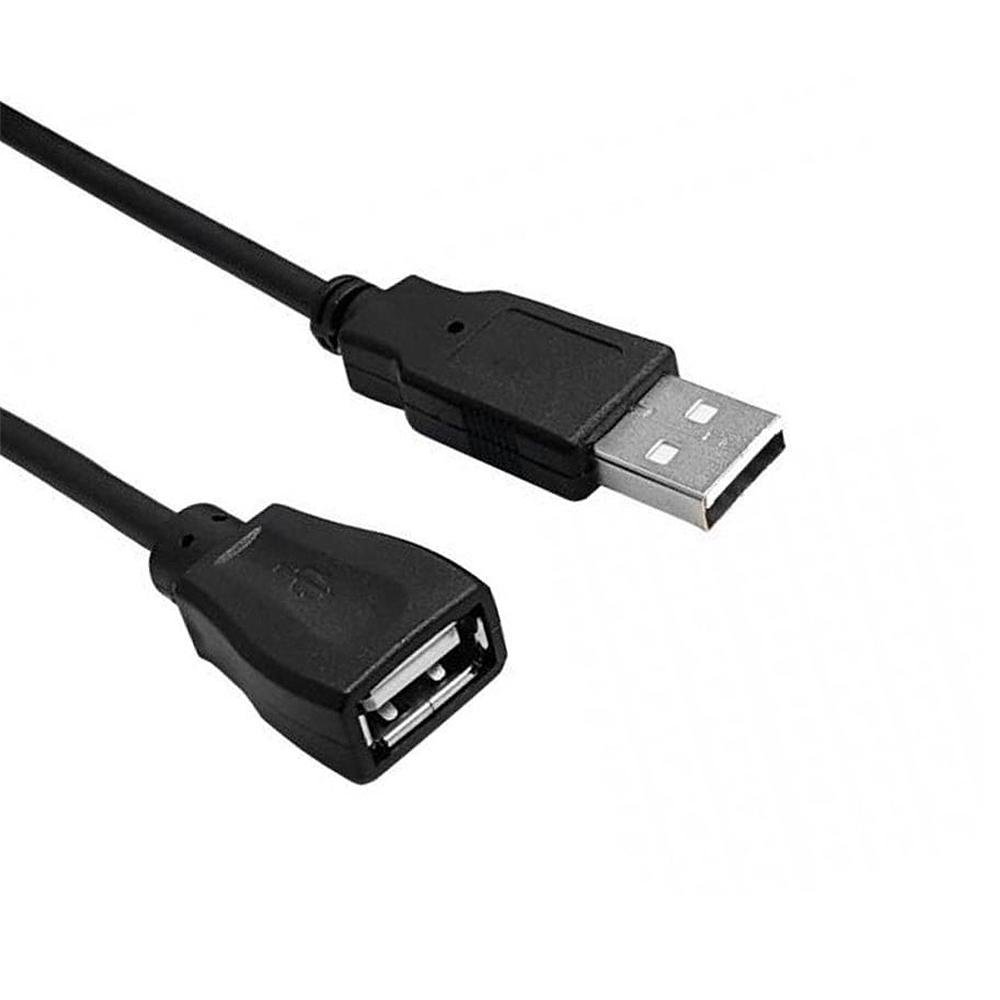 Cabo Extensor USB 2.0 AM AF MD9, 1.5 Metros, Niquelado, Preto - 7874