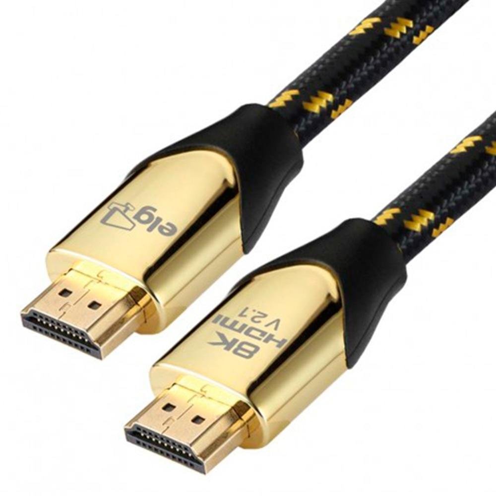 Cabo HDMI 2.1 8K Ultra HD ELG Speed, 4K 144hz, 3 Metros - HS8K30
