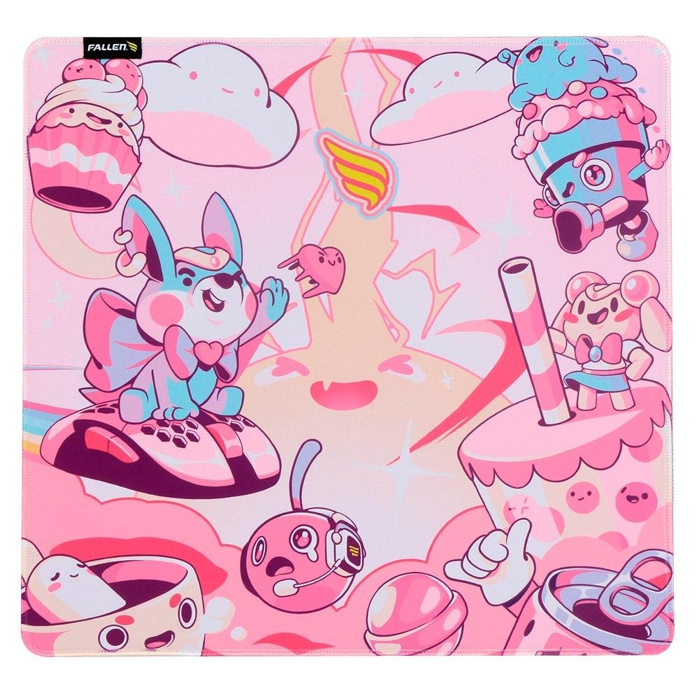 Mousepad Gamer Fallen Candy, Speed+, Grande (450x450mm) - 1107