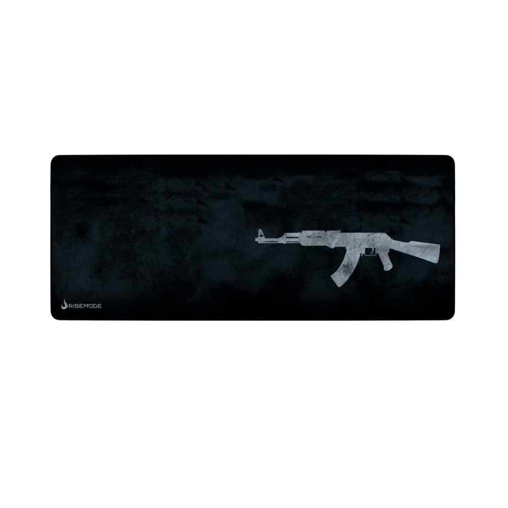 Mousepad Gamer Rise Mode Speed, AK47 PRO, Estendido 900x400mm, Cinza - RG-MPP-06-AK