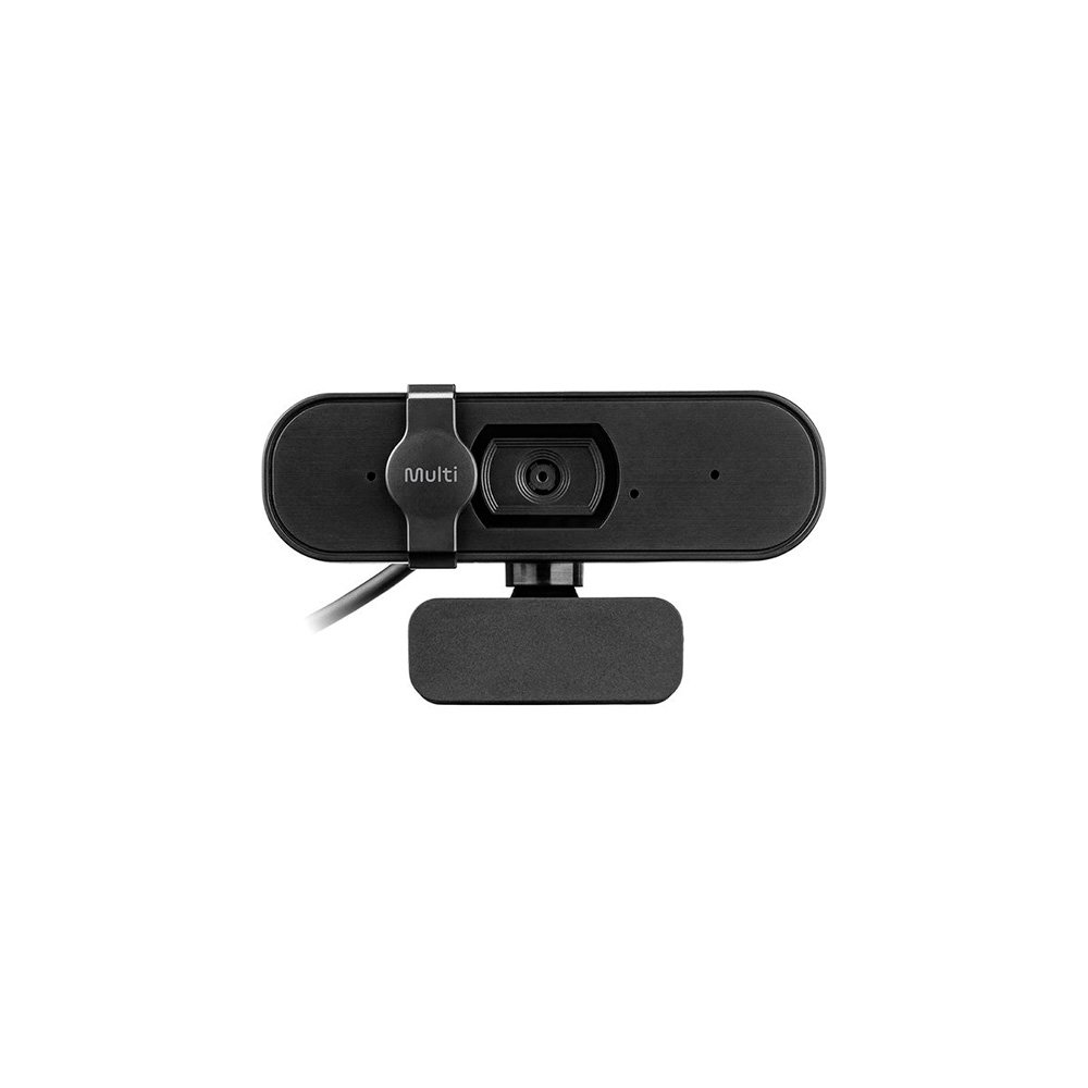 Webcam Multi WC057, 2K QHD, 30FPS, Foco Automático, Microfone Integrado e Protetor de Privacidade - WC057
