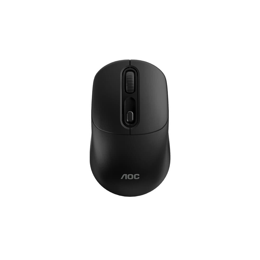 Mouse Sem Fio AOC MS300, 800-1600 DPI, 4 Botões, Design Ergonômico, Preto - MS300 BK
