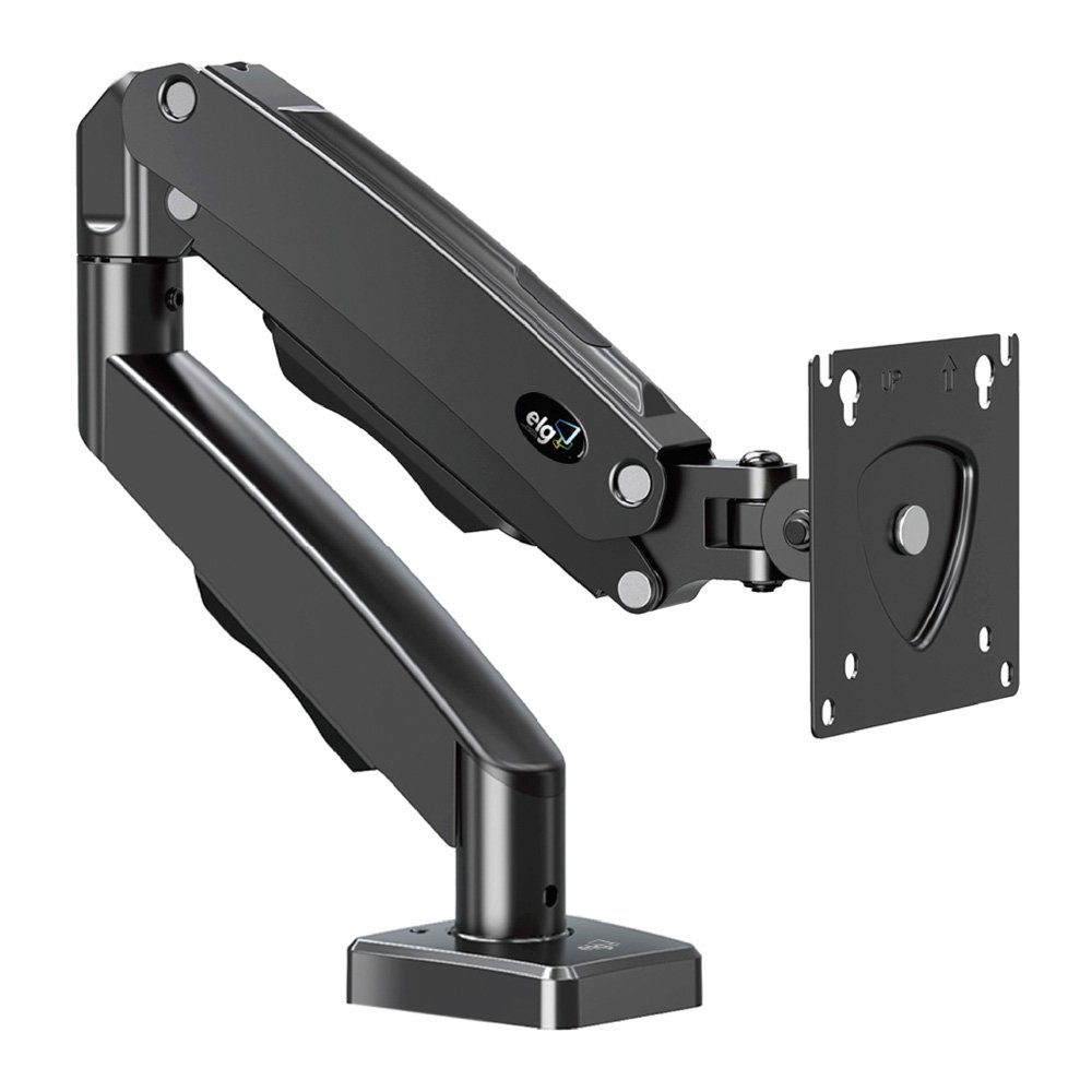 Suporte de Mesa Articulado para Monitores de 17" a 35", ELG, Ajuste de altura com Pistão a Gás - F80N