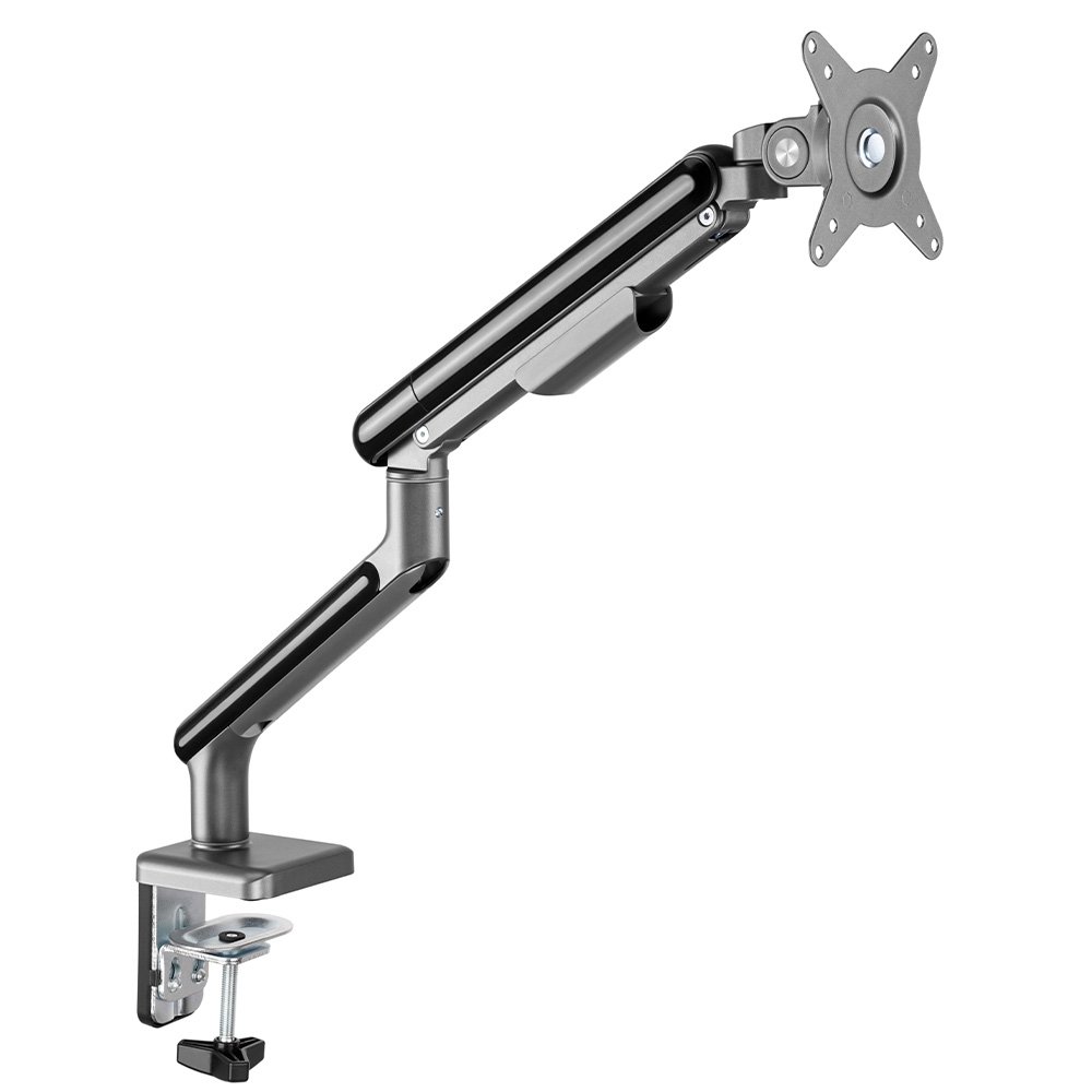 Suporte de Mesa Articulado para Monitor de 17" a 32" Elements Aice Single, com Pistão a Gás, Premium, Preto - 72132
