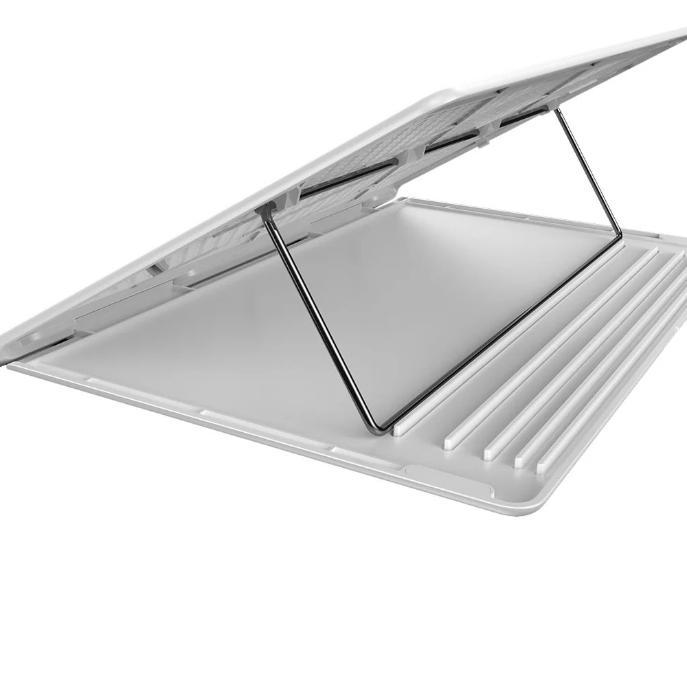 Suporte para Notebook Baseus Let's Go Mesh, com Ajuste de Altura, Branco e Cinza - SUDD-2G