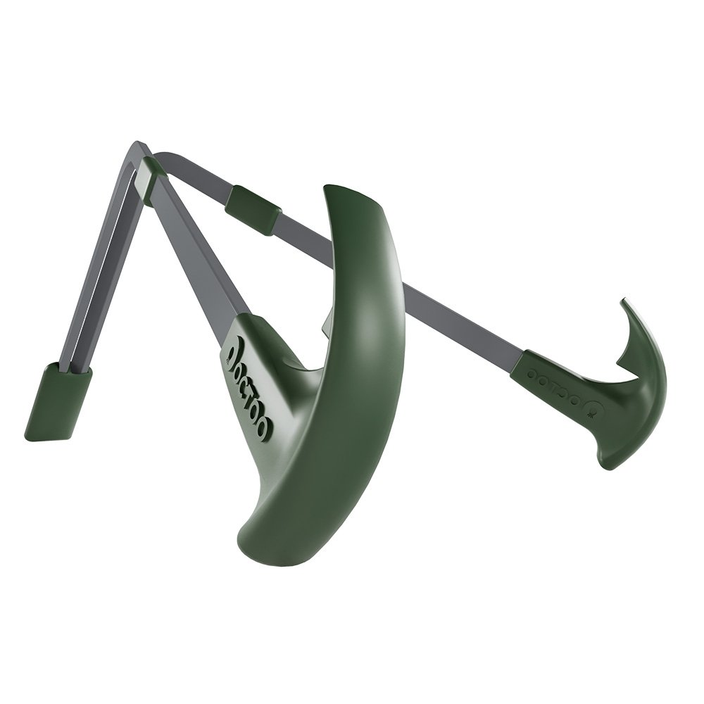 Suporte para Notebook e Tablet Octoo LiteStand Note, Titanium e Verde - 9566