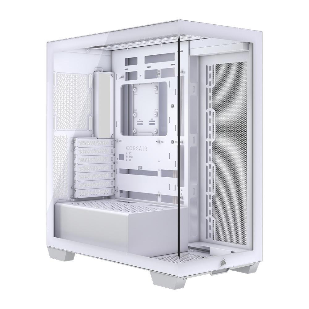 Gabinete Gamer Corsair 3500X Mid-Tower, E-ATX, Frontal e Lateral em Video Temperado, Sem FANs, Branco - CC-9011277-WW