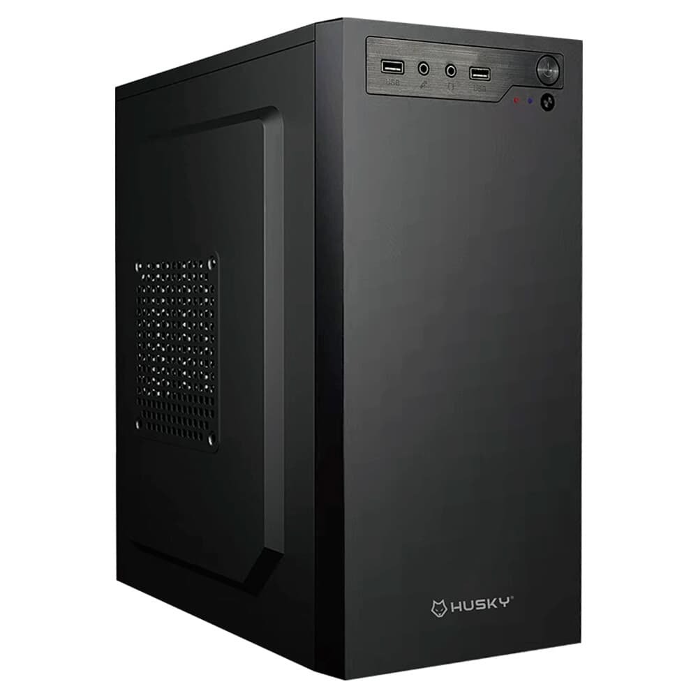 Gabinete Office Husky 100, Micro ATX, Mini ATX, Preto - HGO100PT