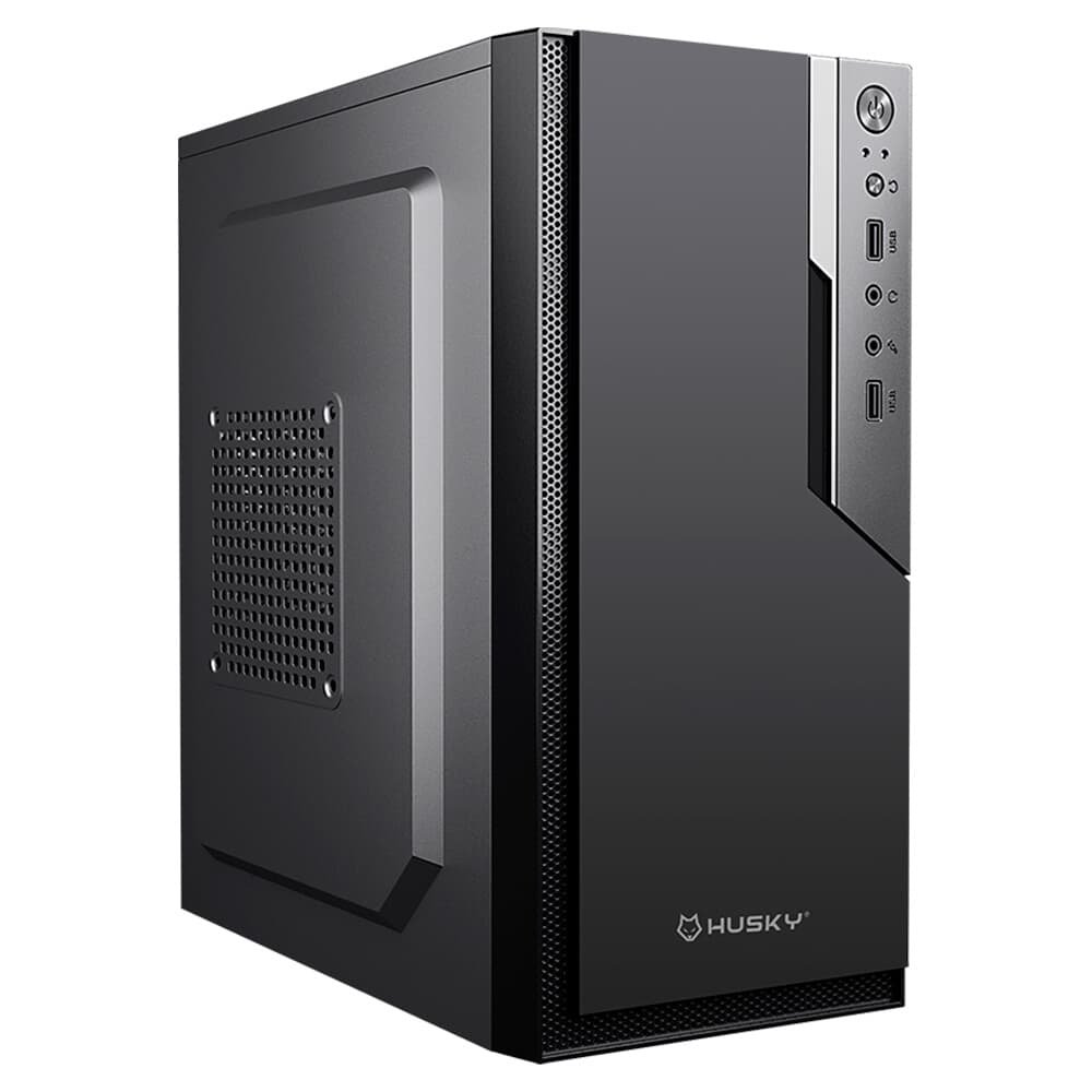 Gabinete Office Husky 200, Micro ATX, Mini ATX, Preto - HGO200PT