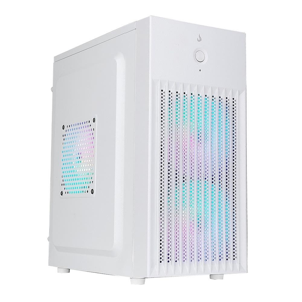 Gabinete Office Rise Mode X1 White, Mini Tower, M-ATX, Sem FANs, Branco - RM-GA-OFX1-FW