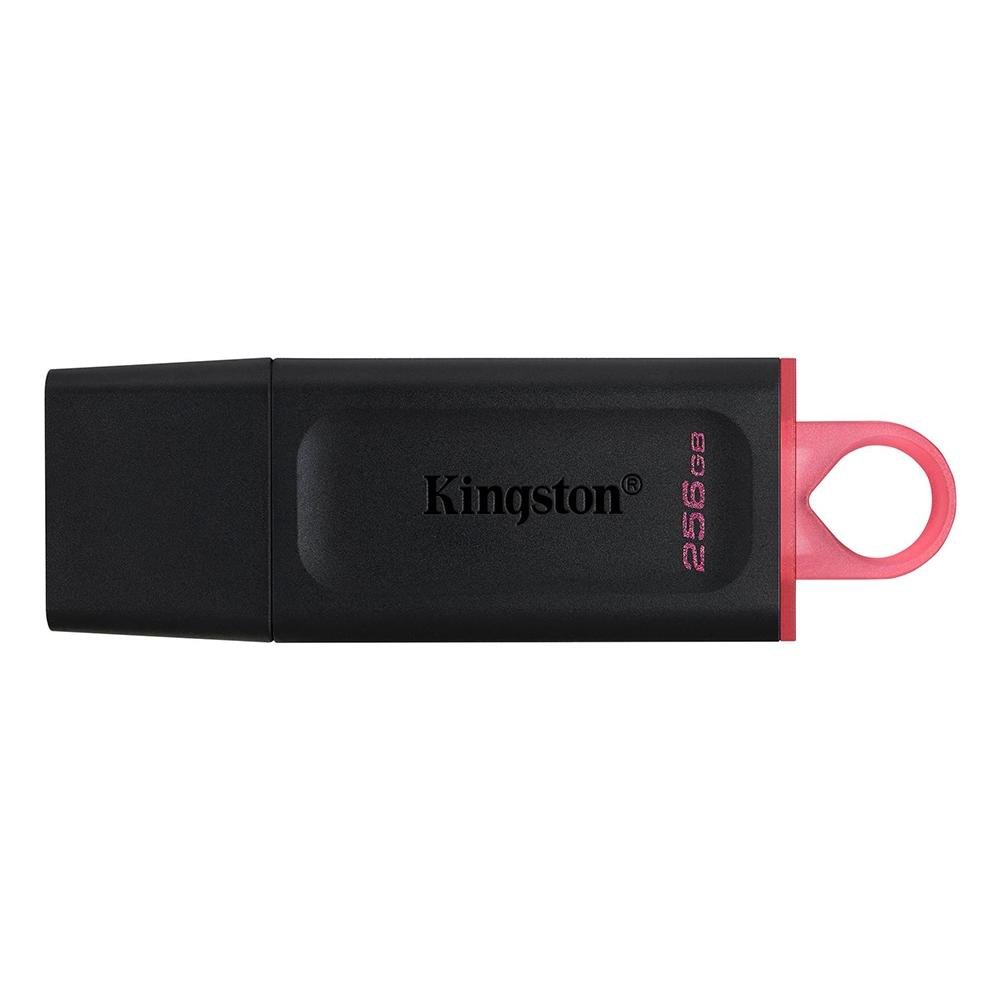 Pen Drive 256GB Kingston DataTraveler Exodia, USB 3.2, Preto e Rosa - DTX/256GB