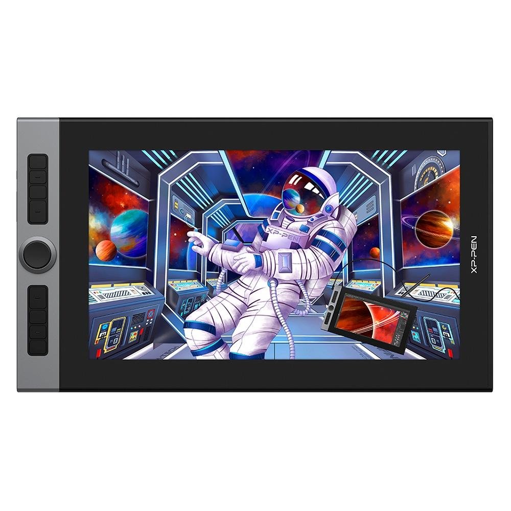 Mesa Digitalizadora XP-Pen, 16, com Caneta X3 Elite Plus, 5080LP, Full HD, USB-C, Preto - ARTIST PRO 16_ JP