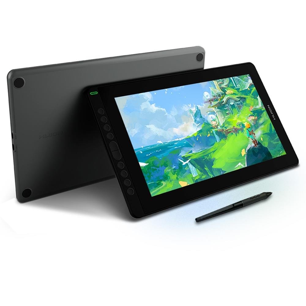 Mesa Digitalizadora Huion Kamvas Pro 16", Tela Full HD, 8192 Níveis de Pressão, 10 botões programáveis, USB, Preto - RDS160-K