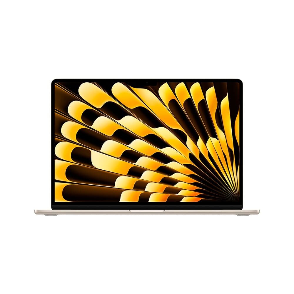 MacBook Air Apple 15" Chip M4, CPU 10 Núcleos, GPU 10 Núcleos, Neural Engine 16 Núcleos, 16GB RAM, SSD 256GB, Estelar -  MW1J3BZ/A