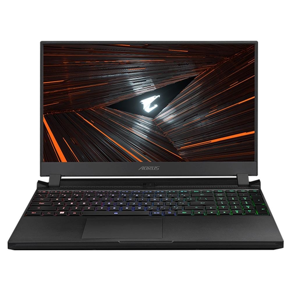 Notebook Gamer Gigabyte AORUS 5 Intel Core i7-12700H, 16GB RAM, RTX 3060, SSD 1TB, 15.6" FHD, Windows 11 Home, Preto - KE4-72BR314SH