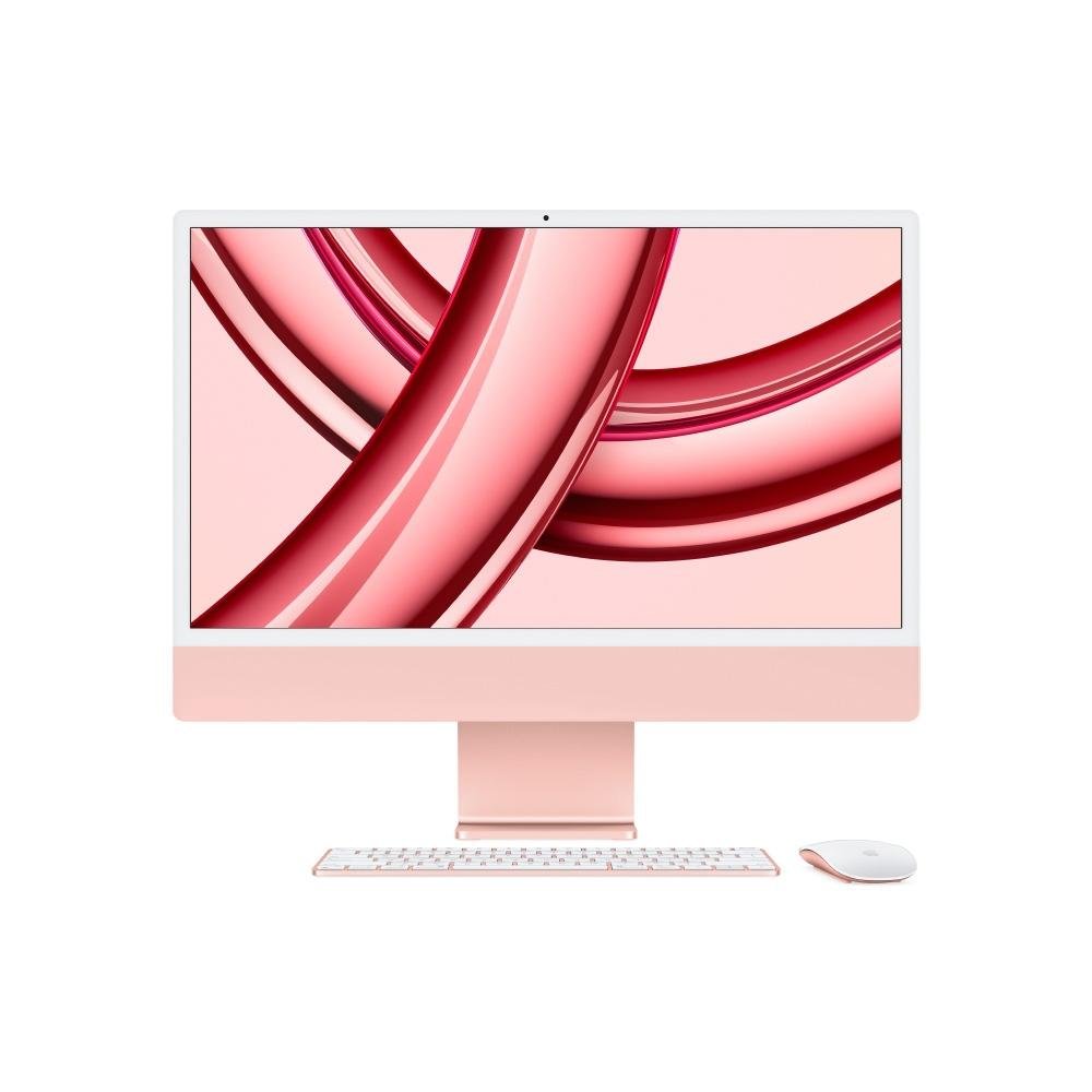 iMac Apple Tela Retina 24" 4.5K, Chip M4, CPU 10 Núcelos, GPU 10 Núcleos, Neural Engine de 16 Núcleos, 24GB RAM, SSD 512GB, Rosa - MD2U4BZ/A