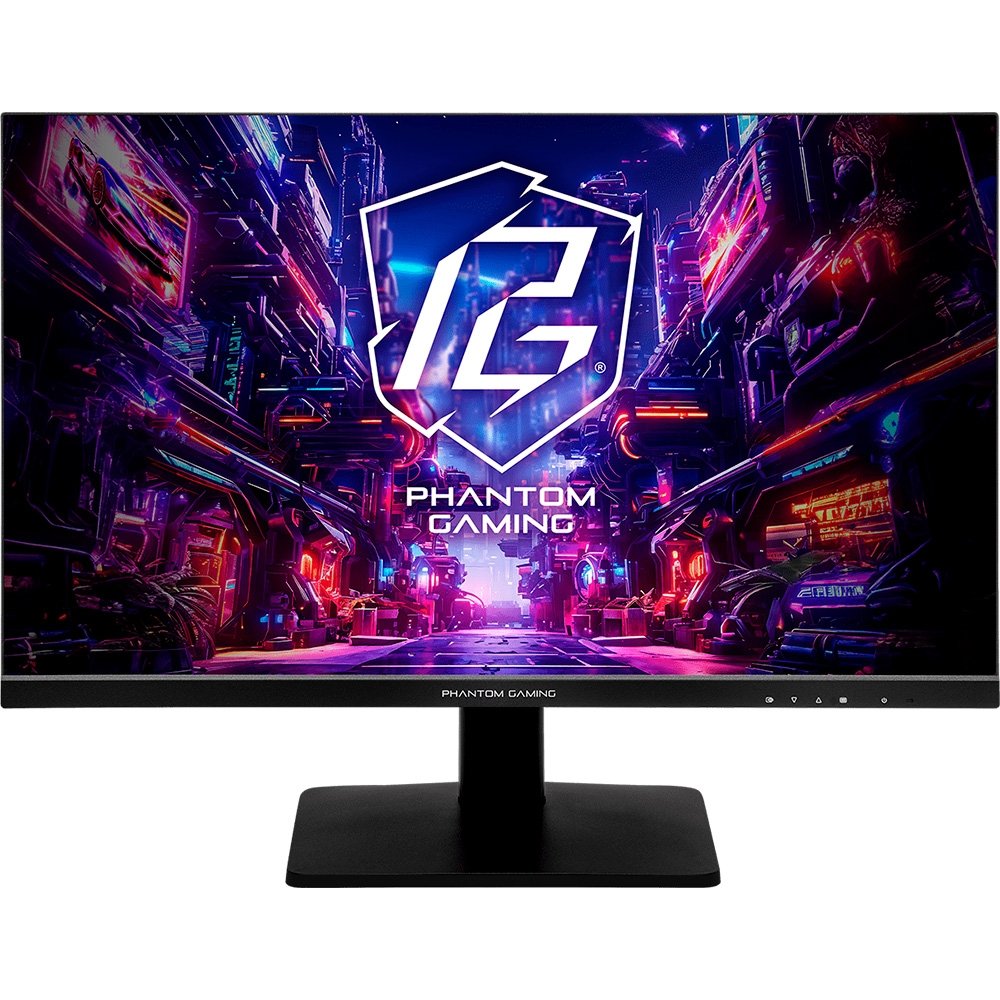 Monitor Gamer ASRock Phantom 27"", FHD, 520Hz, 1ms, IPS, FreeSync Premium, HDR 400, DisplayPort e HDMI, Preto - PG27FFX1B