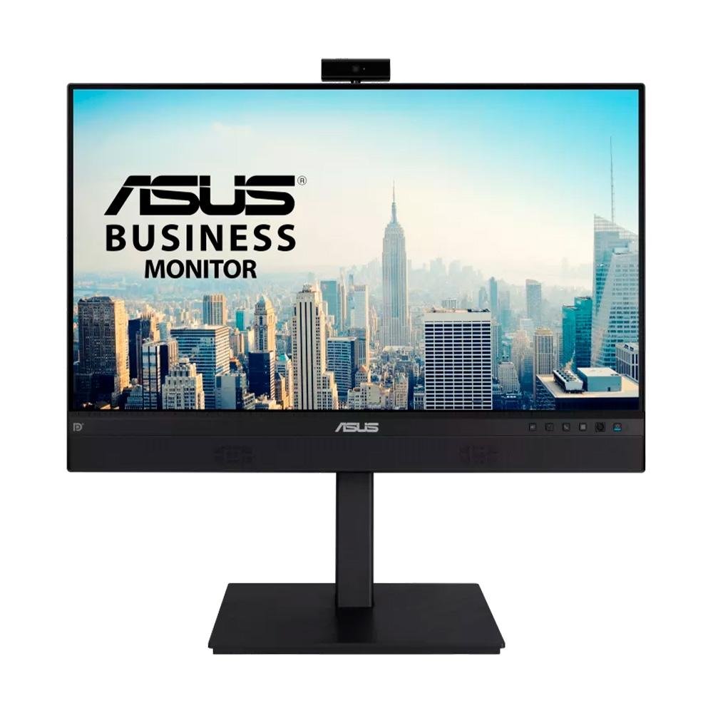 Monitor ASUS 24", Full HD, IPS, USB-C, Webcam e Microfone Integrados, Altura Ajustável, Som Integrado - BE24ECSNK