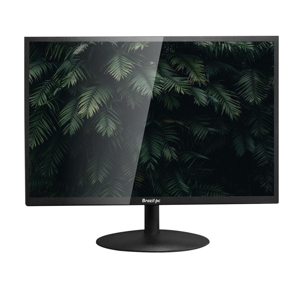 Monitor Brazil PC 19", HD, 60Hz, 5ms, VA, HDMI e VGA, Ajuste de ngulo, Preto - BPC-19WE02-B