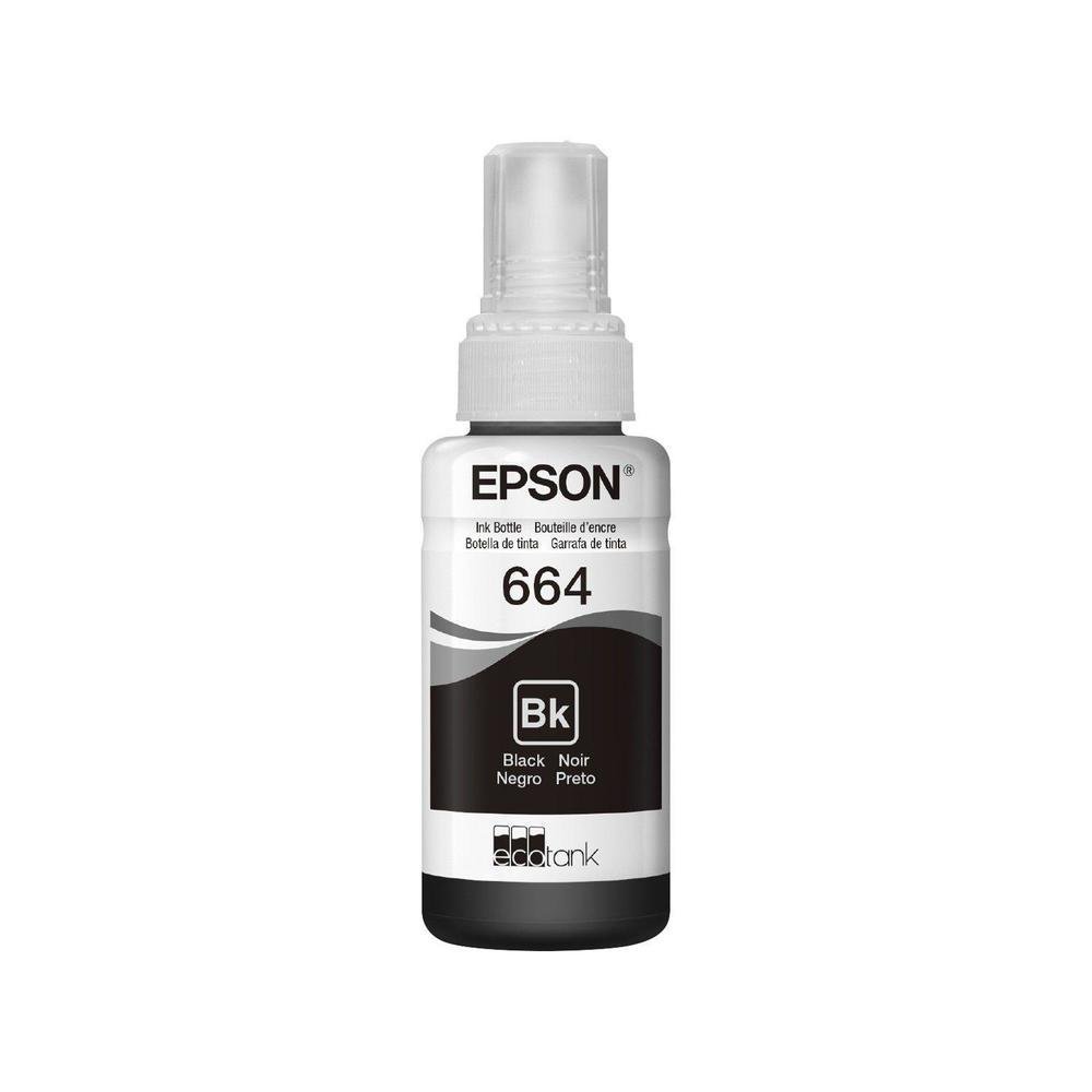 Garrafa de Tinta Epson T664120 Preto