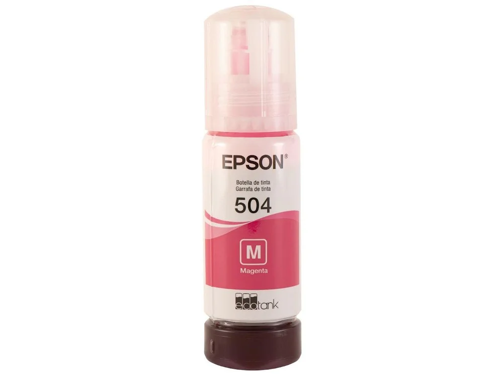Refil De Tinta Epson Para Ecotank T504322-br Magenta