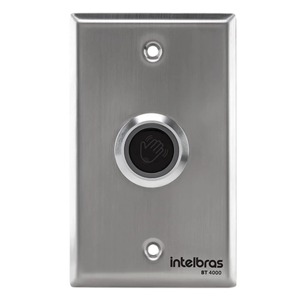 Acionador De Abertura Inox Por Sensor Infravermelho Bt 4000 Intelbras