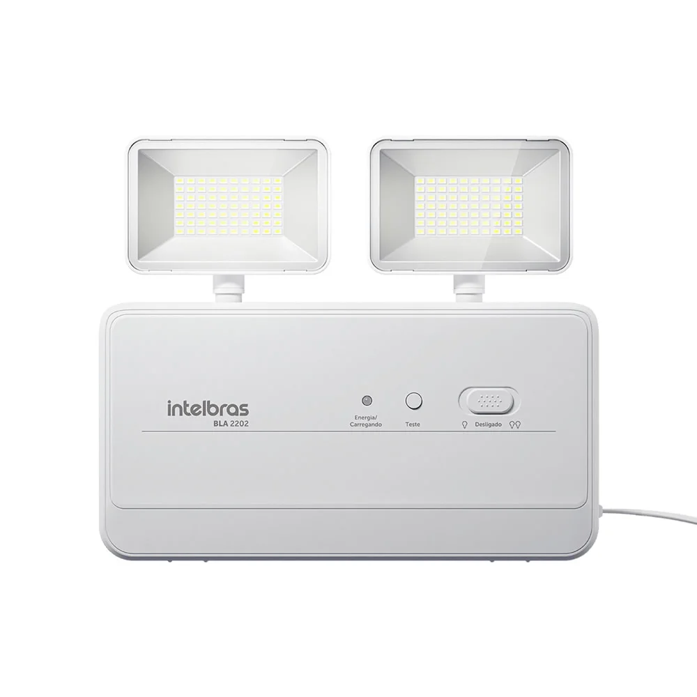 Bloco De Iluminação Intelbras Bla 2202, Autônomo, Com Bateria