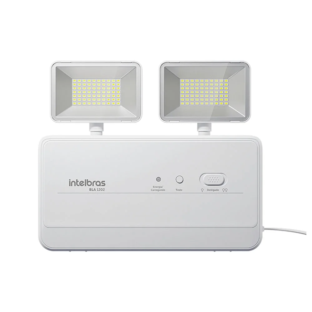Bloco De Iluminação Intelbras Bla 1202, Autônomo, Com Bateria