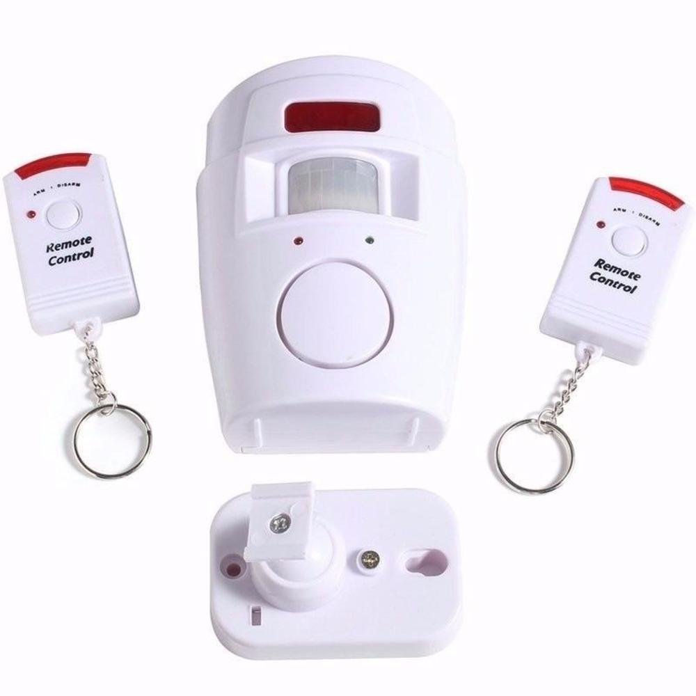 Kit Alarme Sem Fio Residencial Apt Comercial Com 2 Controle Remoto