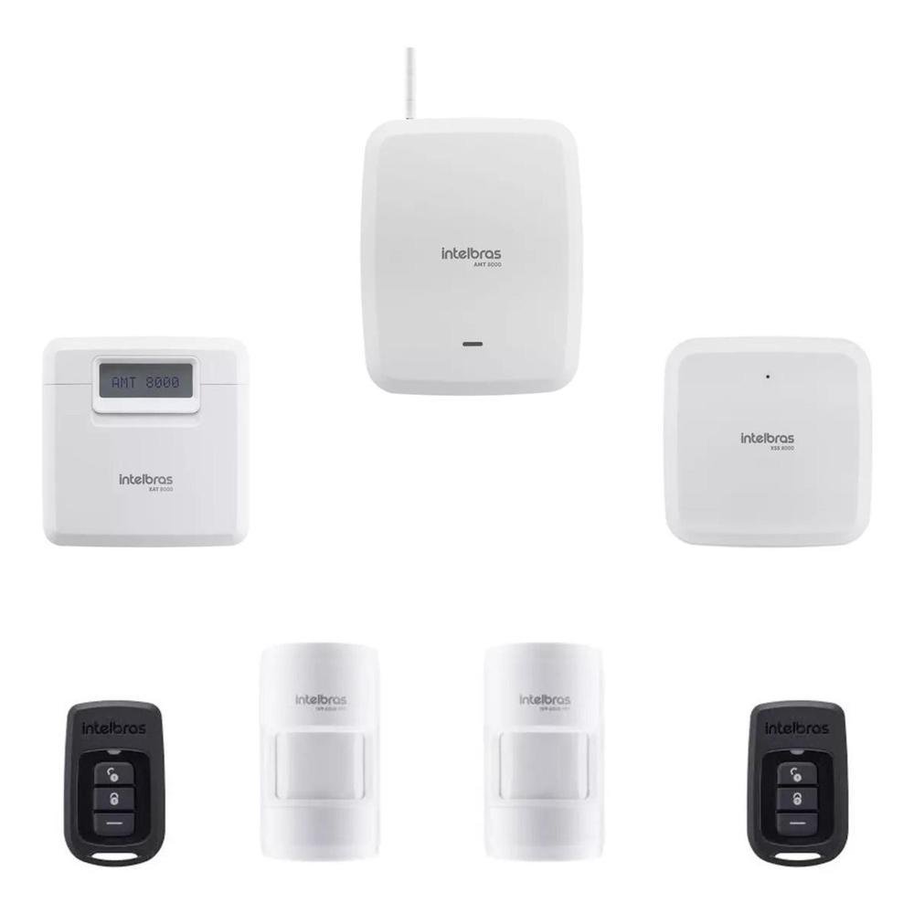 Kit De Alarme Central Amt 800 Intelbras